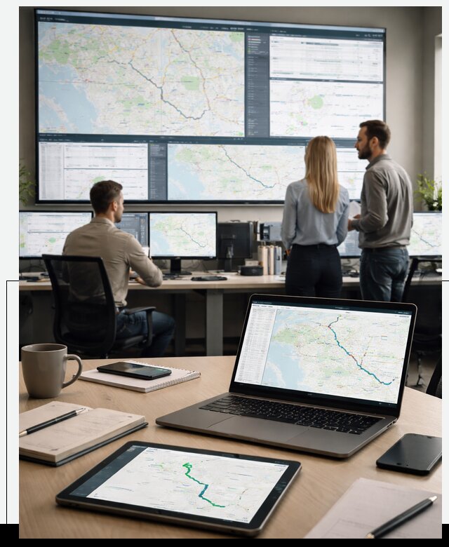 Трекинг грузов и Fleet Management, мониторинг автопарка в Тихвине