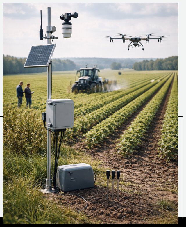 Разработка IoT мониторинга полей в Тихвине от 9289 р. | АвикейТхв